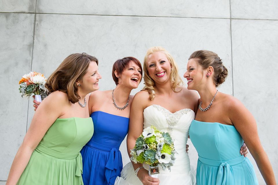 blue-and-green-bridesmaids-dresses