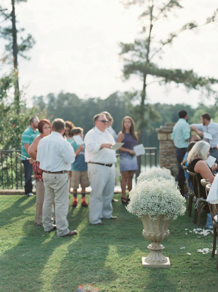 elegant outdoor ms wedding