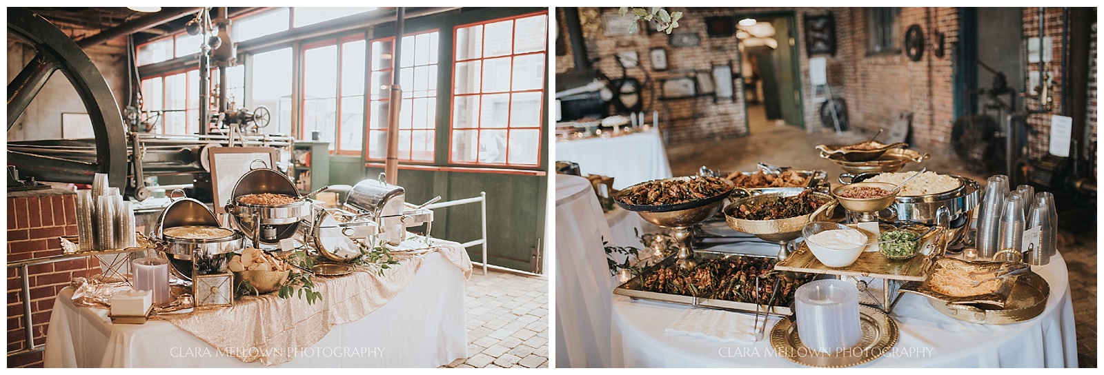 Coral and Pink Mississippi Wedding at Soule Steam Feed Works