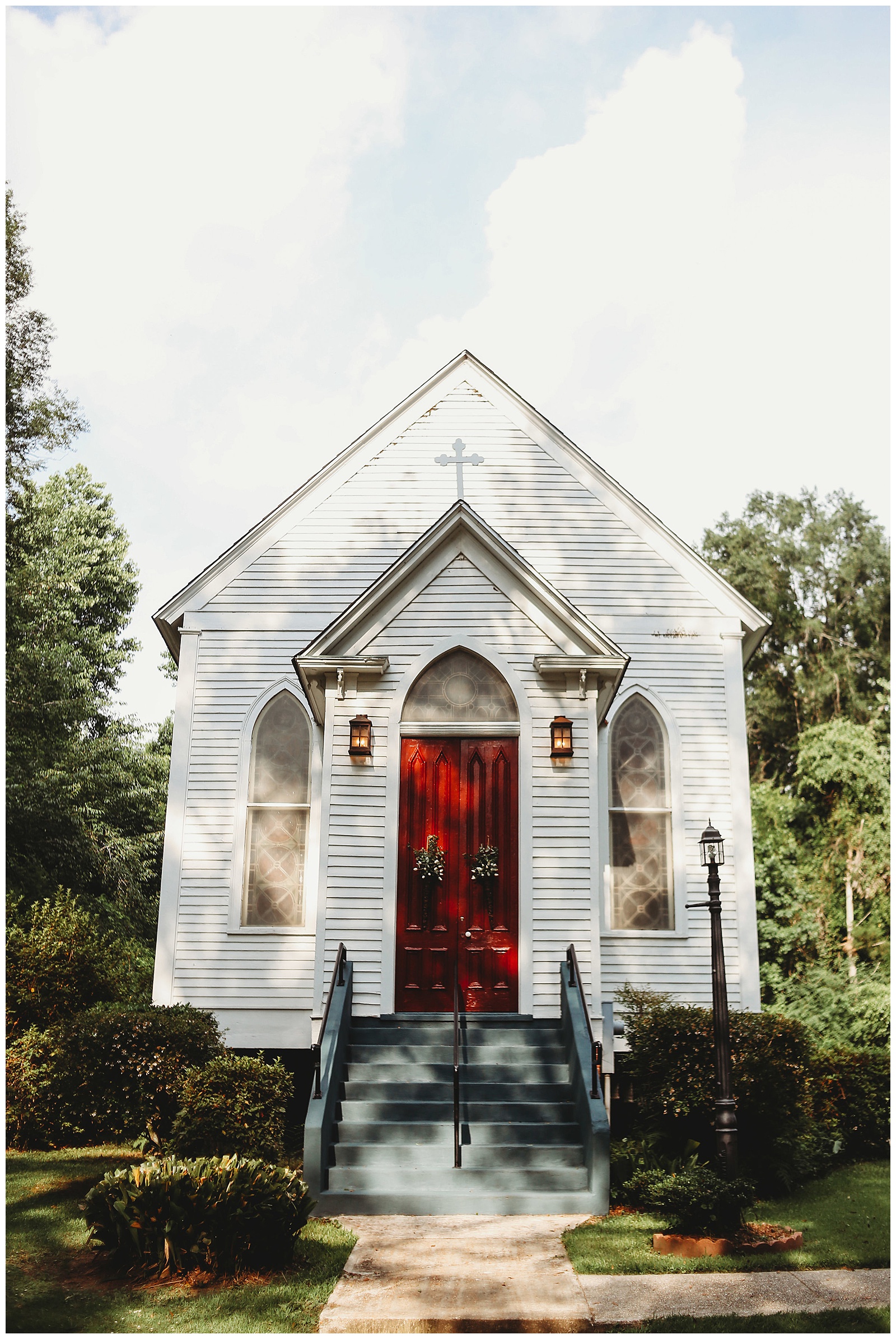 St Mary's Episcopal Church Wedding Enterprise Mississippi