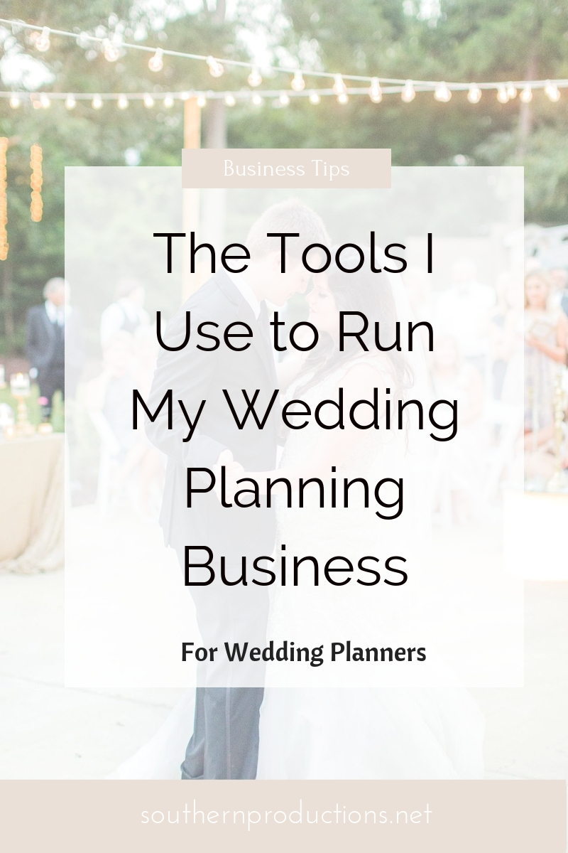 The Tools I Use To Run My Wedding Planning Business