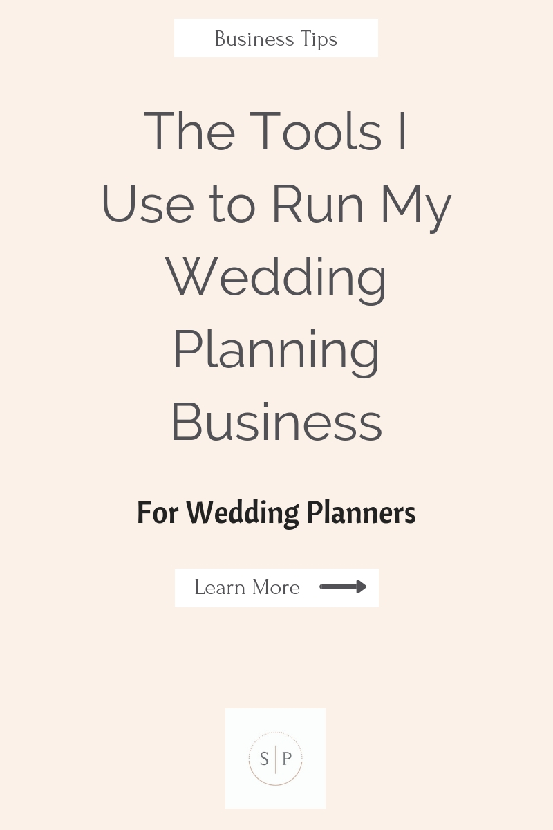 The Tools I Use to Run My Wedding Planning Business