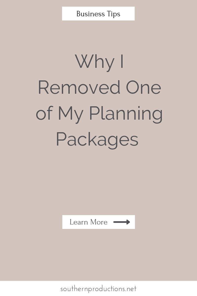 Why I Removed One of My Planning Packages