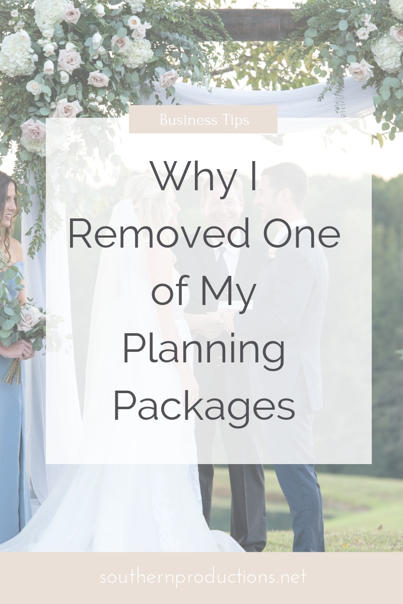 Why I Removed One of My Planning Packages