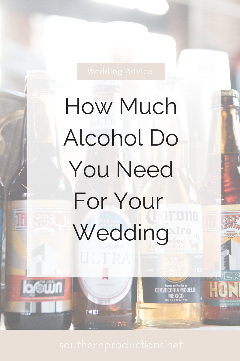 How Much Alcohol Do You Need For Your Wedding