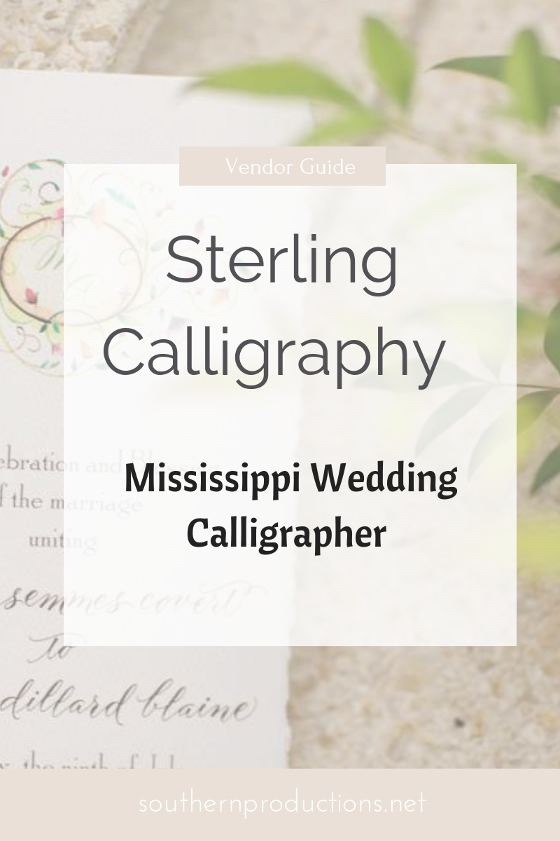 Custom Wedding Monogram by Sterling Calligraphy