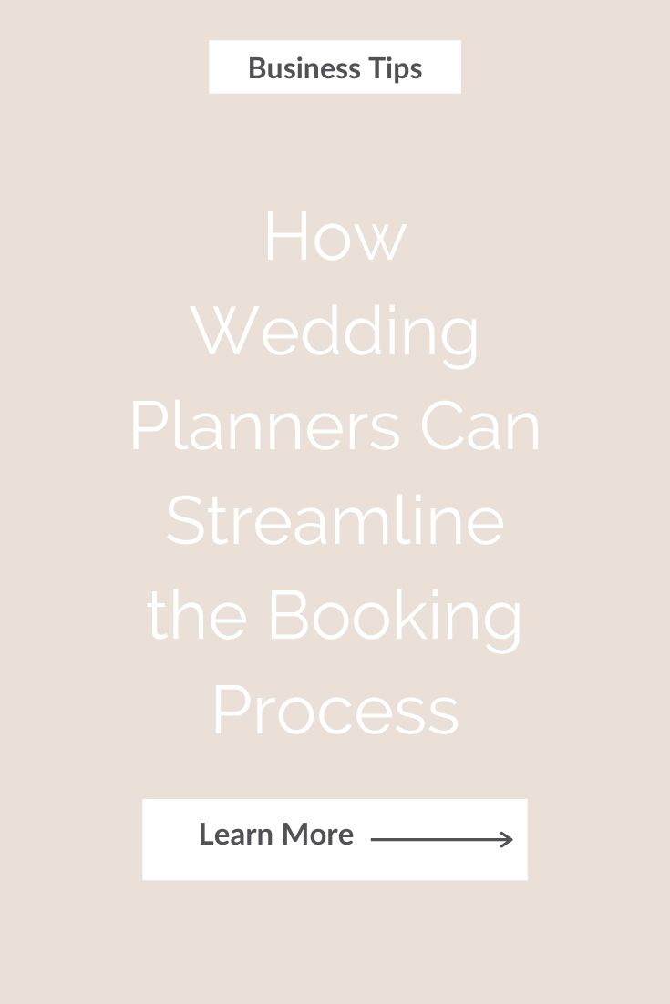 How Wedding Planners Can Streamline the Booking Process