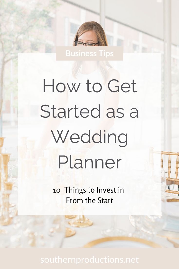 How to Get Started as a Wedding Planner