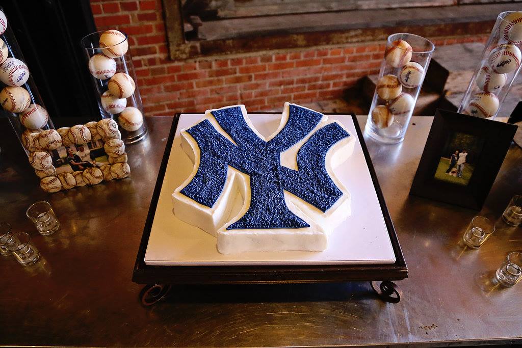 NY Yankees Grooms Cake