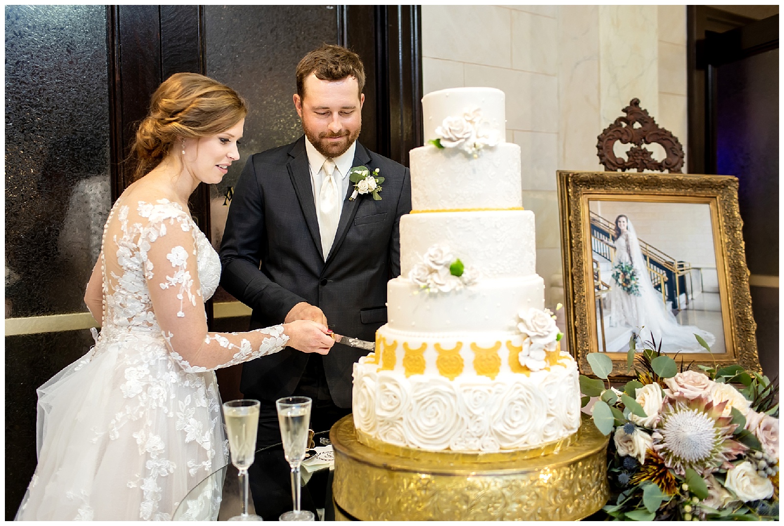 Meridian, Mississippi Fall Wedding | First Presbyterian and City Hall 