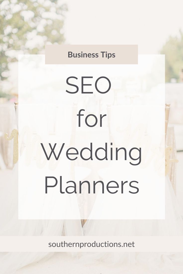 SEO For wedding planners