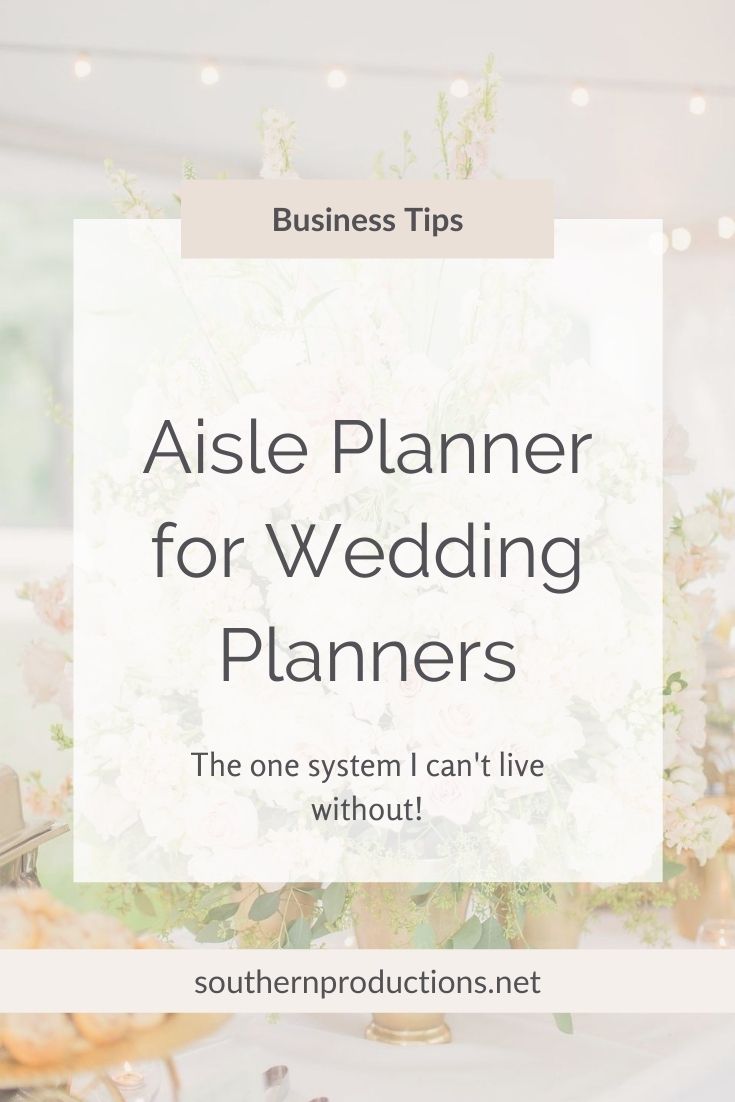 Aisle Planner for Wedding 