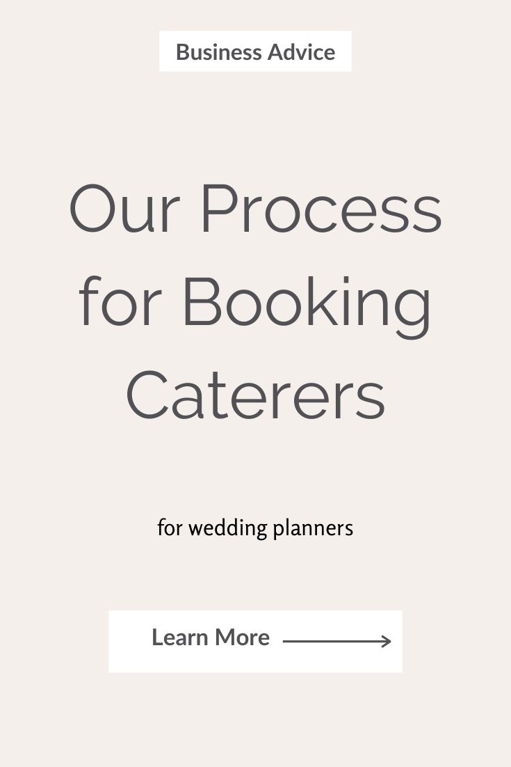 Wedding Catering Booking Process