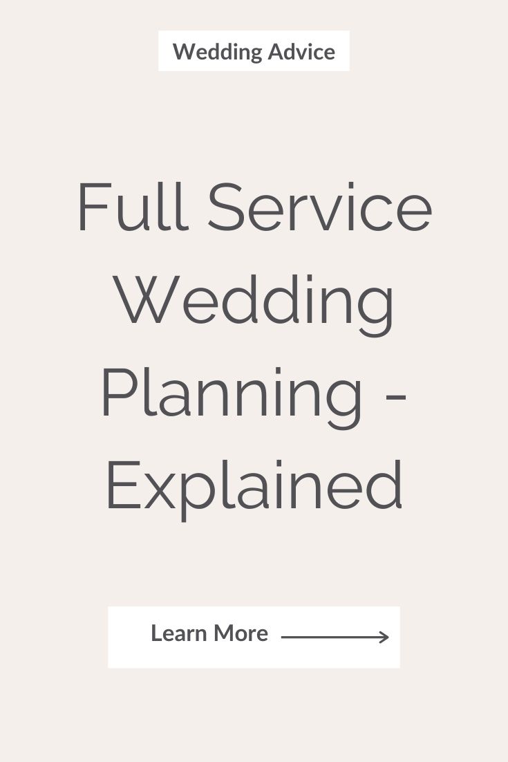 Full Service Wedding Planning Vs. Wedding Management 