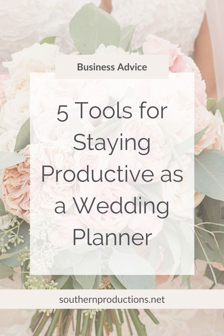 5 Tools for Staying Productive as a Wedding Planner