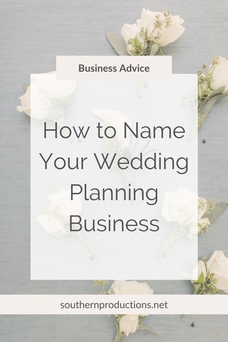 How to Name Your Planning Business