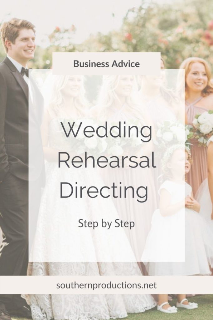 Wedding Rehearsal Process Step by Step for Wedding Planners