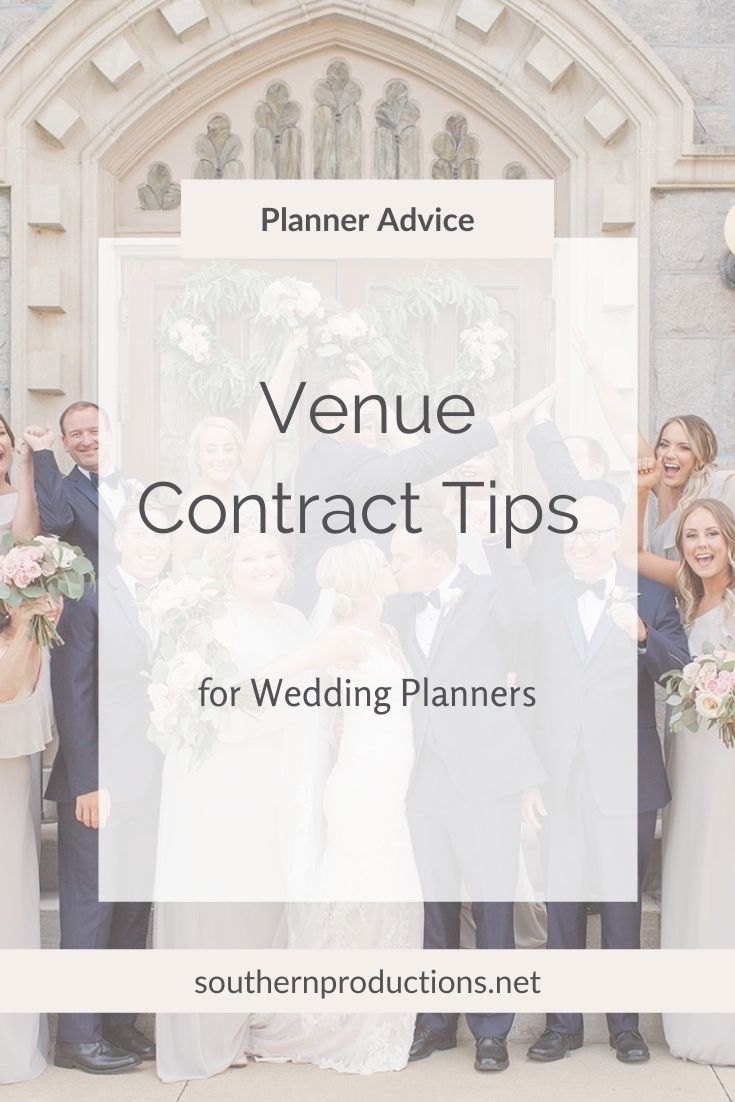 Venue Contract Tips for Wedding Planners
