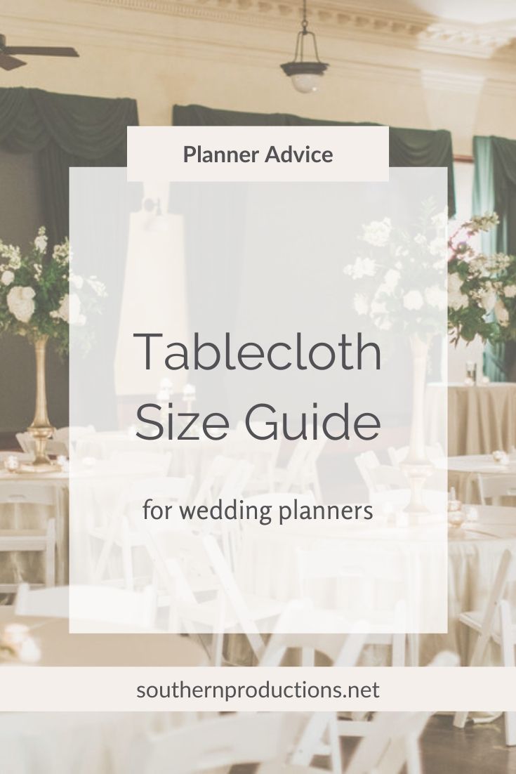 Tablecloth Size Guide