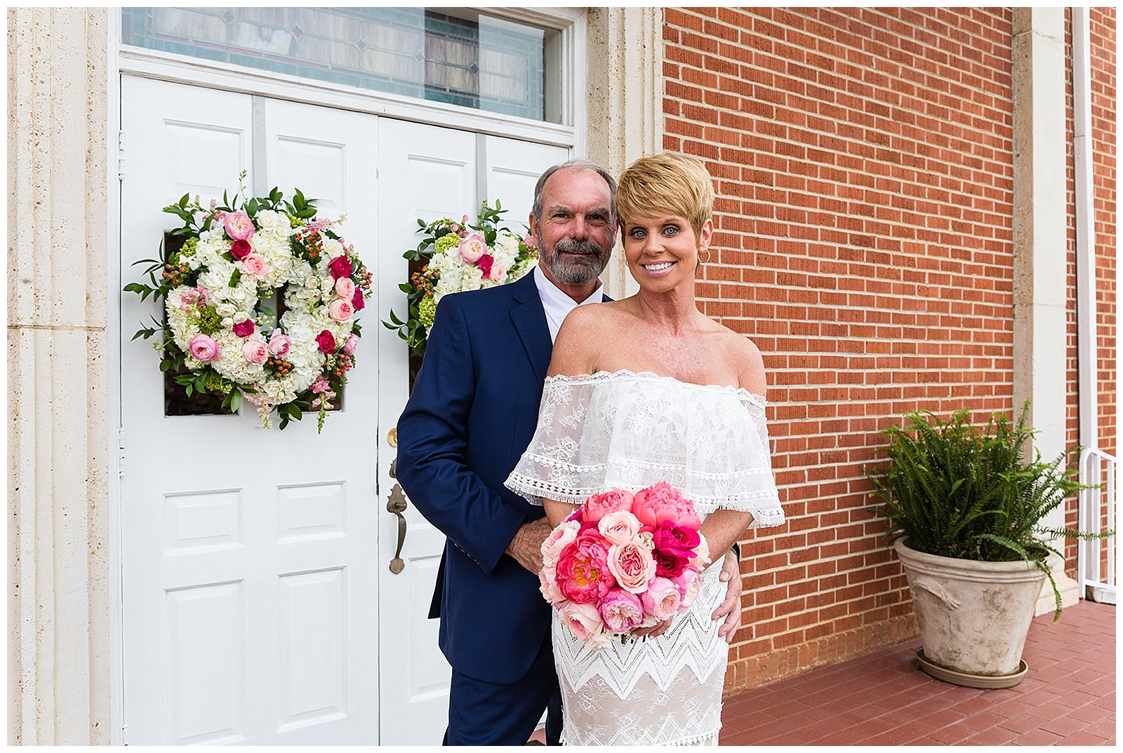 Intimate Coral and Pink MS Wedding