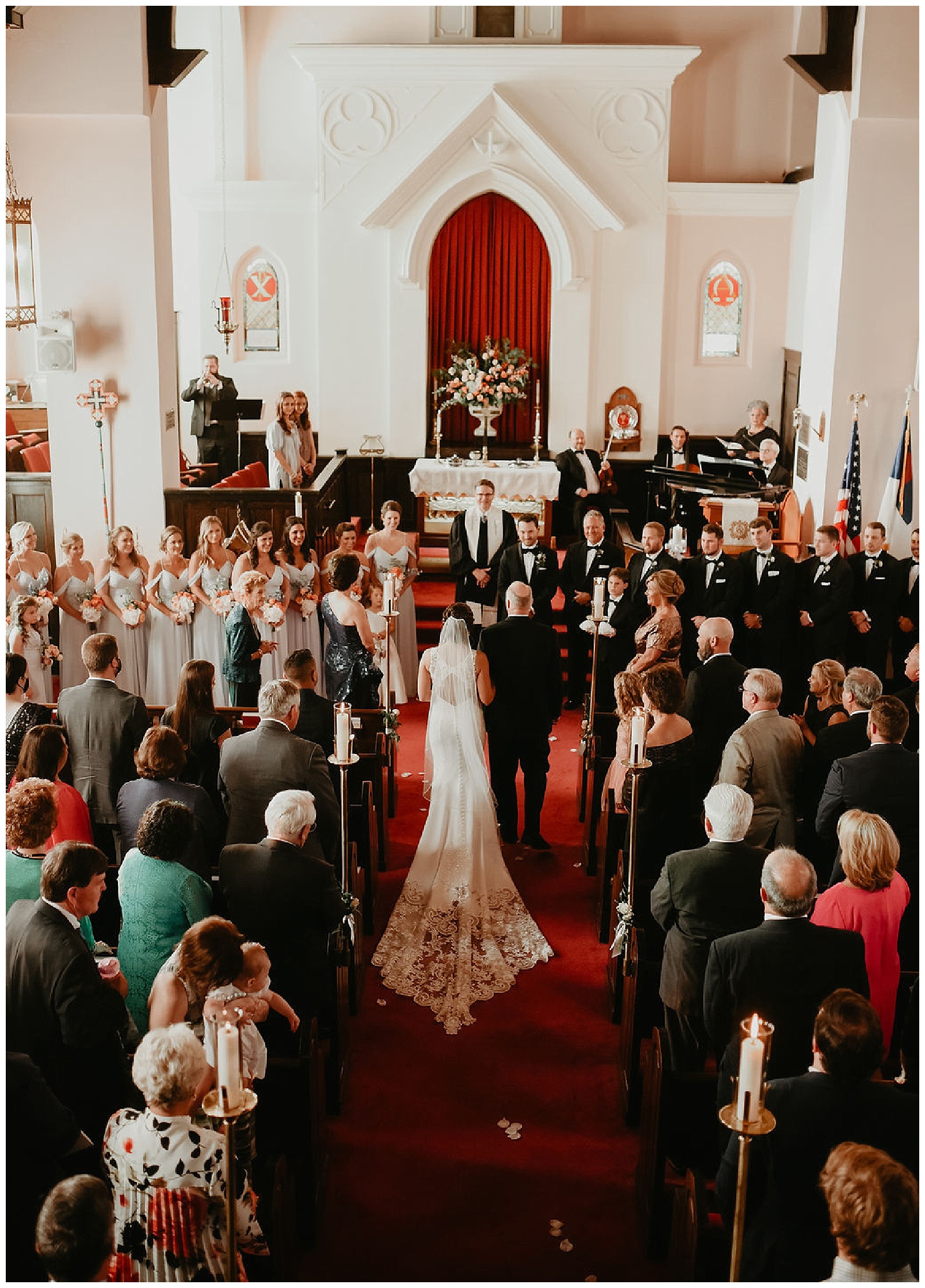 First Christian Church Wedding Meridian Mississippi