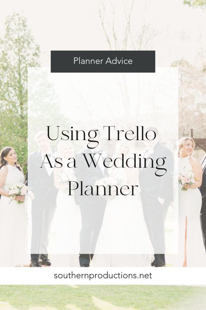 Using Trello as a Wedding Planner
