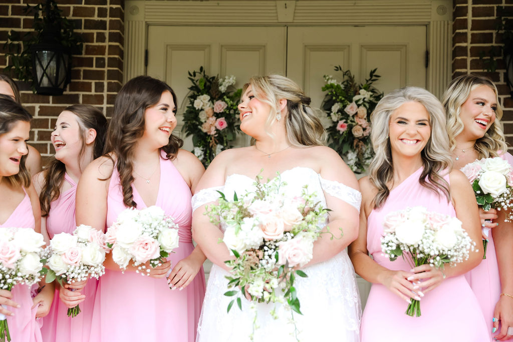 Pink Summer Wedding in Philadelphia, MS